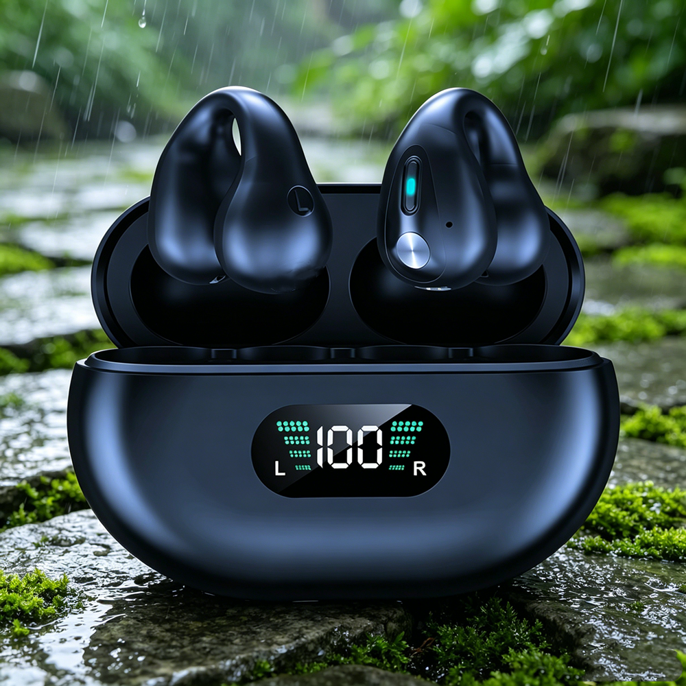 Office Work Tech - New Wireless Headphones Bluetooth 5.3 Bone