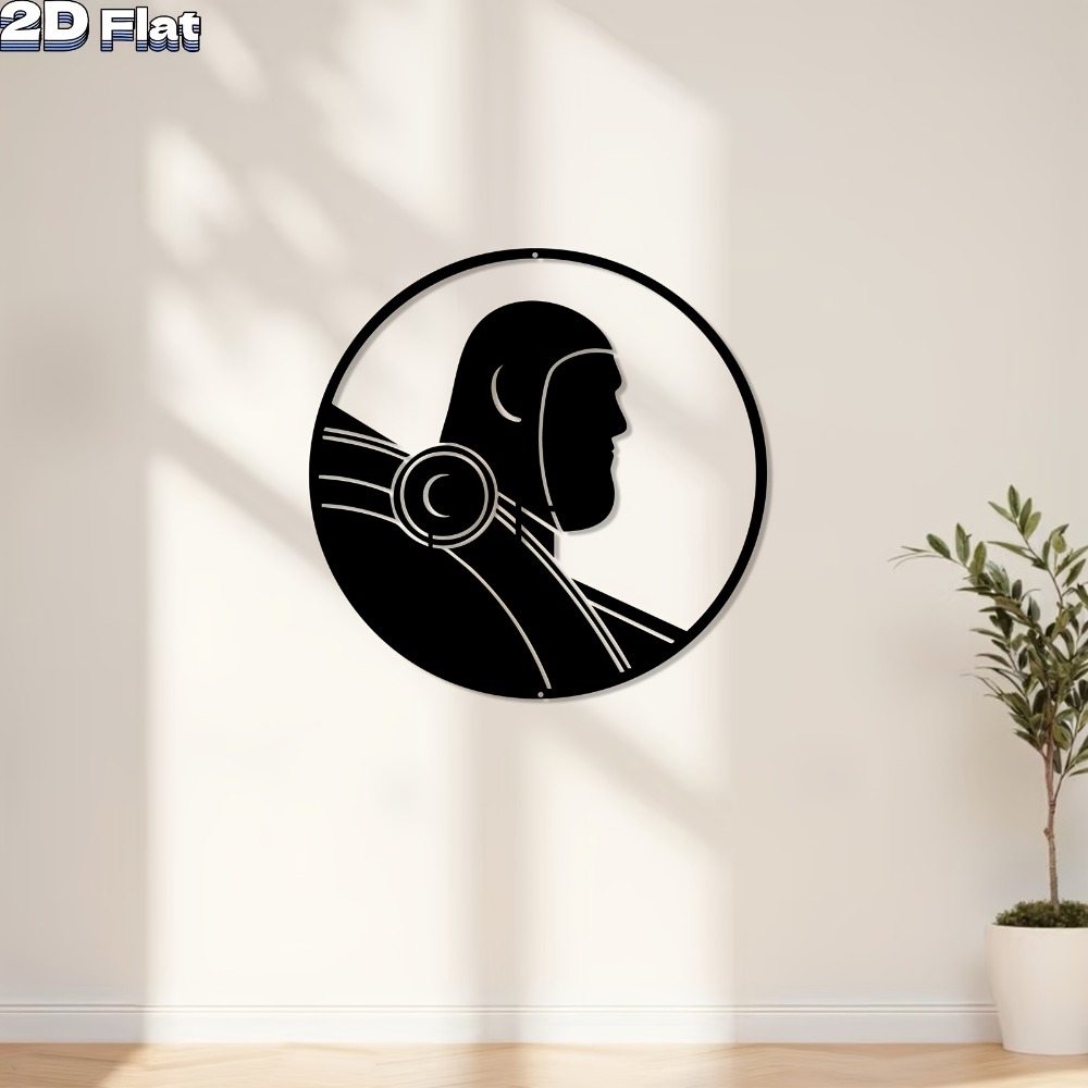 Modern Robot Aluminum Wall Art - Office Tech For Home のレビューと価格