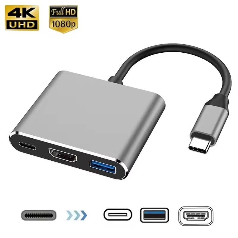 3 IN 1 USB PD HDMI Docking Sta - Docking Station Usb C のレビューと価格