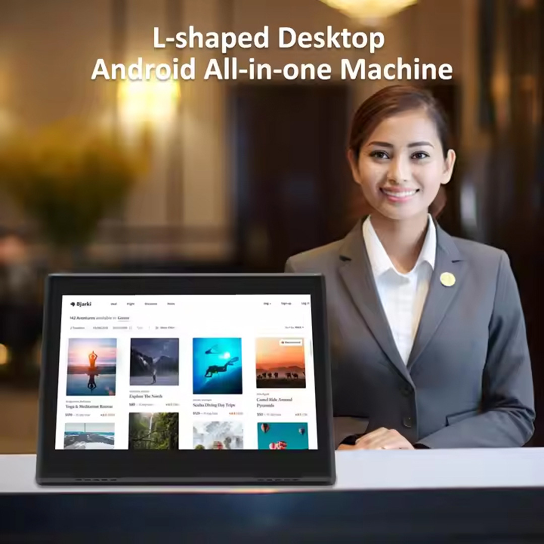 L Shape 10.1 Inch Android 14 D - Pos Terminal Android のレビューと価格