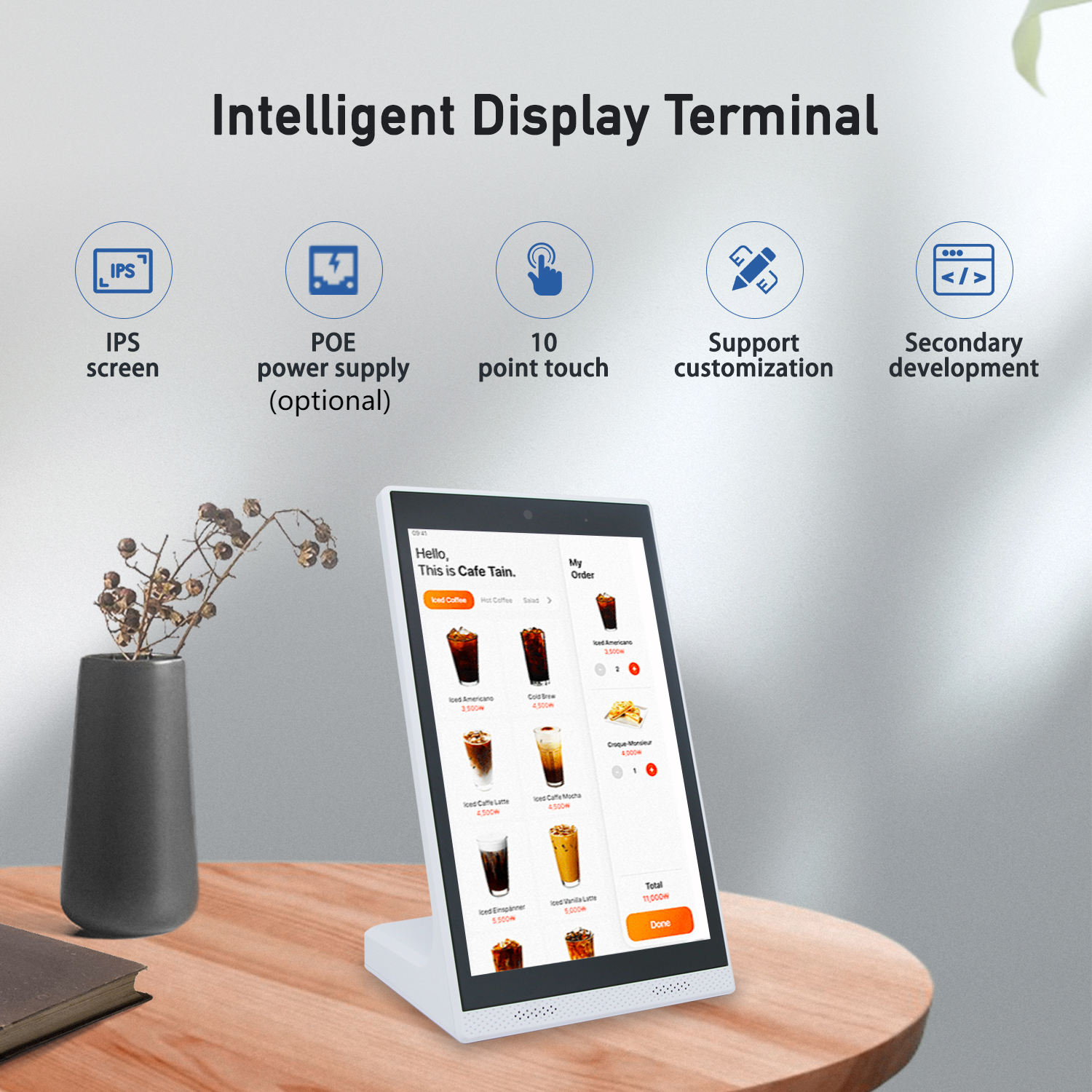 Android 11 Vertical Screen Men - Pos Terminal Android のレビューと価格