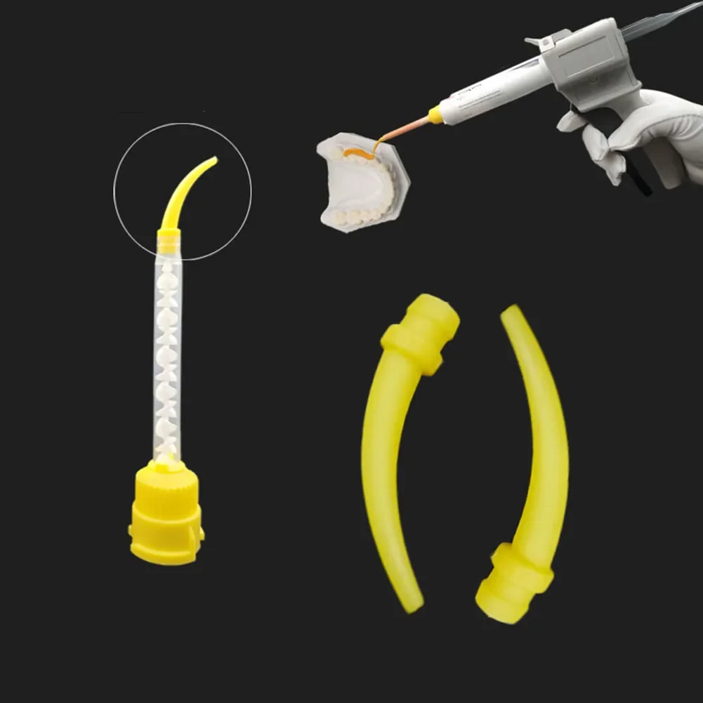 100Pcs/pack Dental Mixing Nozz - Tape Gun Dispenser のレビューと価格