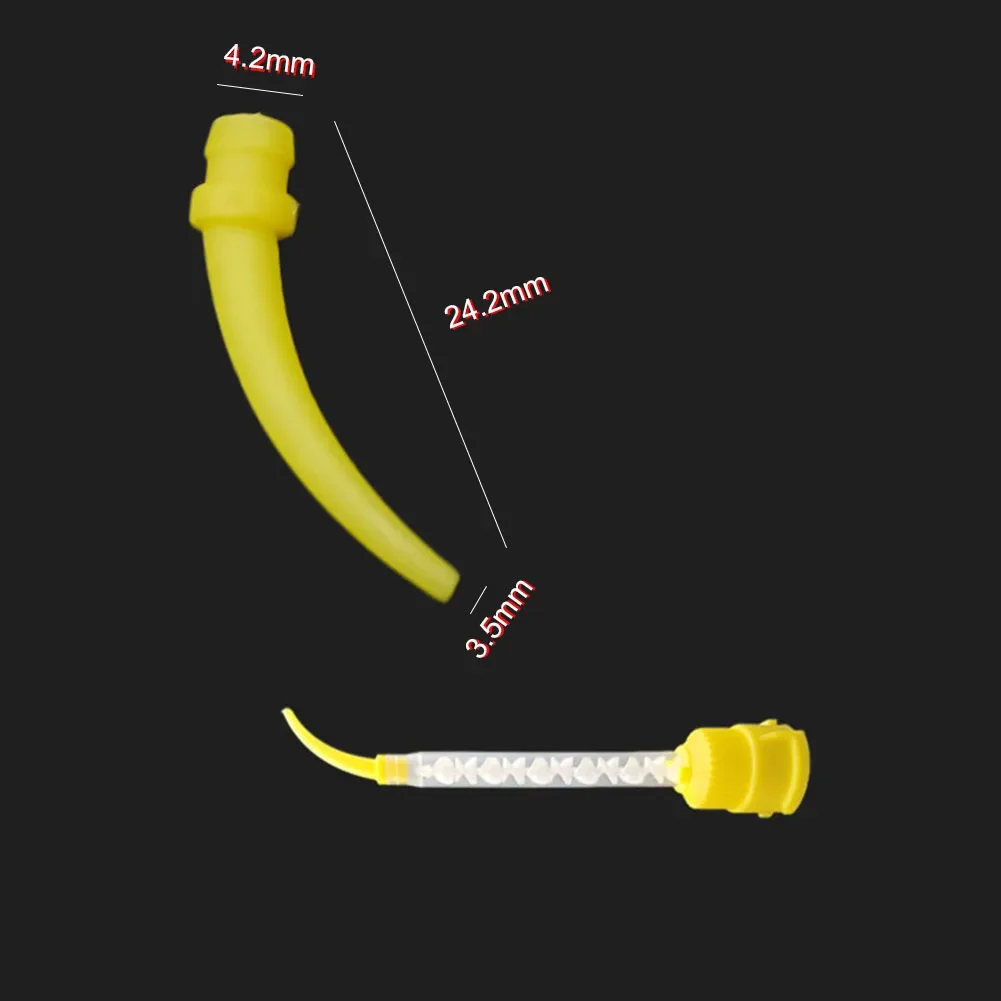 100Pcs/pack Dental Mixing Nozz - Tape Gun Dispenser のレビューと価格