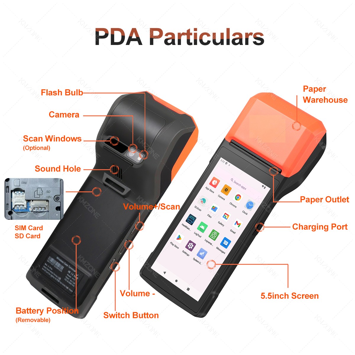 Handheld Android 13/14 PDA Pri - Pos Terminal Android のレビューと価格