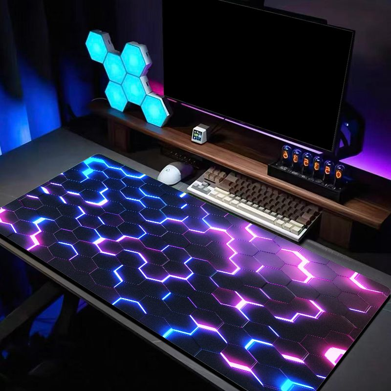 VIKAMA Hexagon Neon Gaming Mou - Office Desk Tech Accessories のレビューと価格