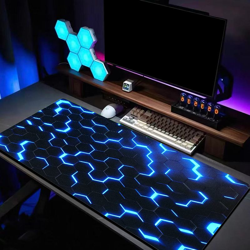 VIKAMA Hexagon Neon Gaming Mou - Office Desk Tech Accessories のレビューと価格