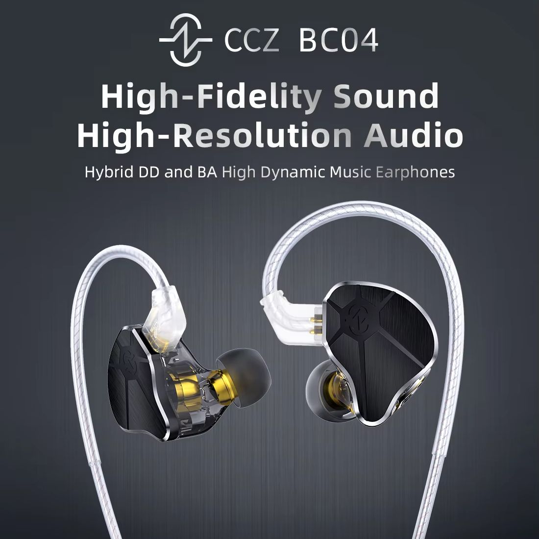 CCZ BC04 1DD+1BA Hybrid IEM He - Office Work Tech のレビューと価格