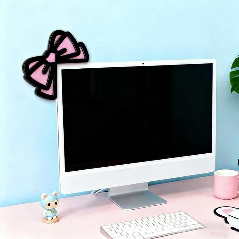 New 1/2Pcs Wooden Bowknot PC A - Office Desk Tech Accessories のレビューと価格