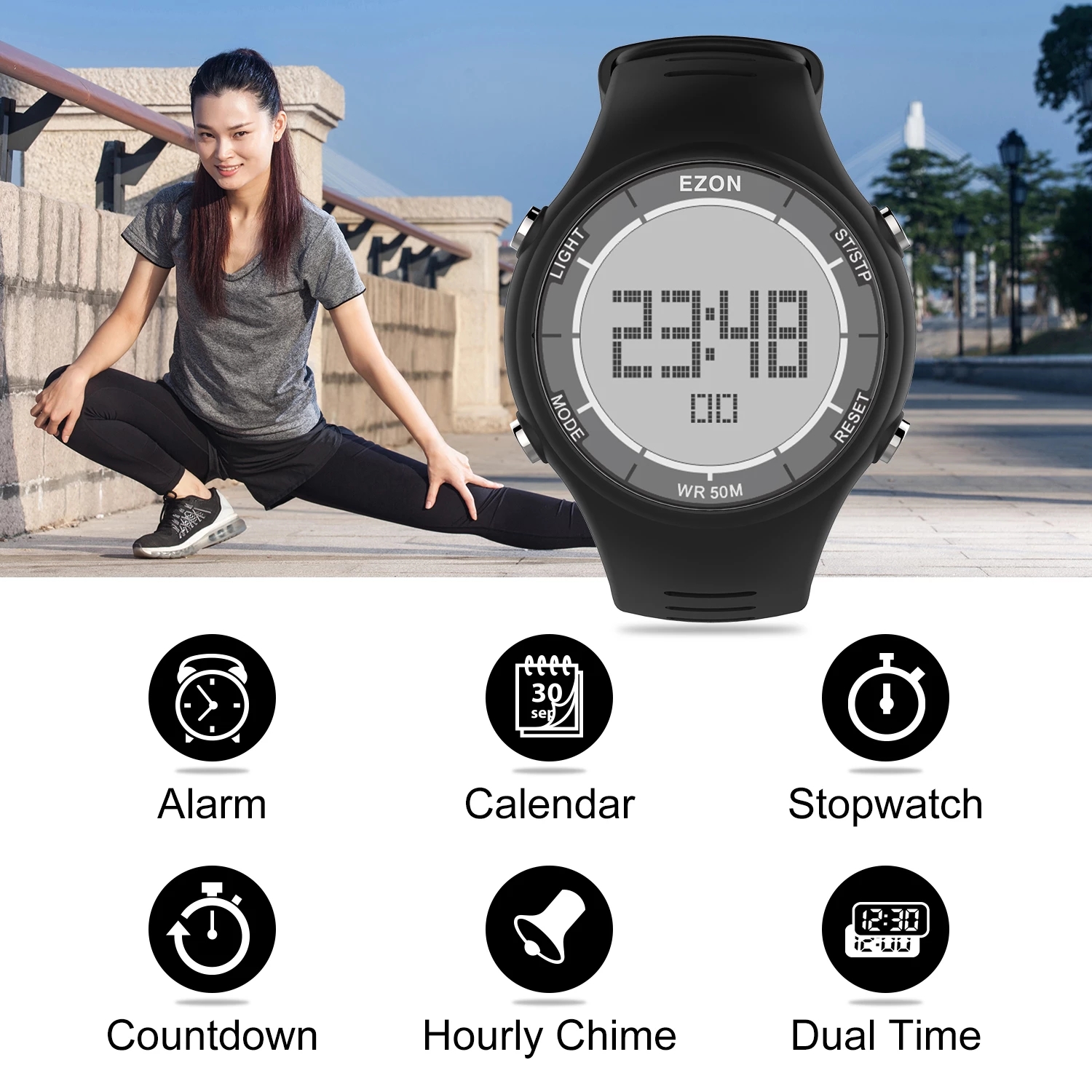 EZON New Fashion Woman Digital - Digital Timer Countdown のレビューと価格