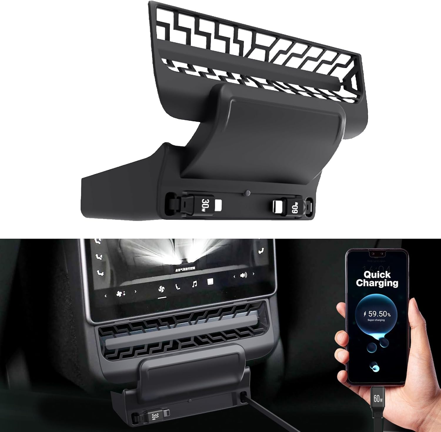 For Tesla Model 3/Y 2021-2023  - Docking Station Usb C のレビューと価格
