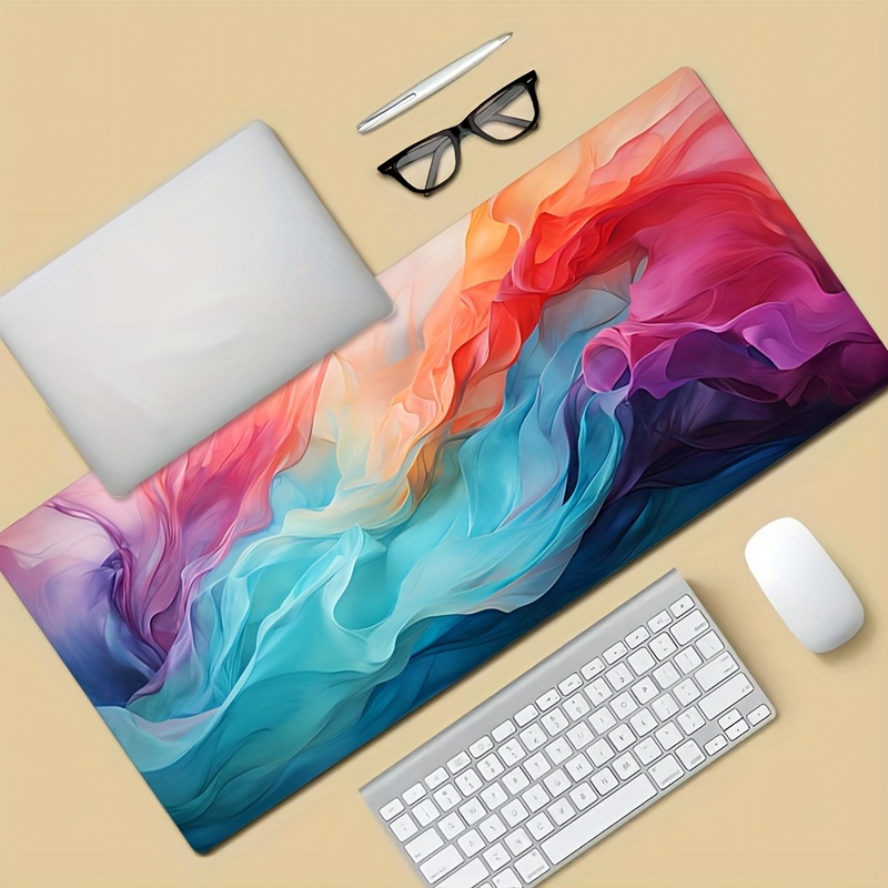 Large Abstract Color Mouse Pad - Office Desk Tech Accessories のレビューと価格