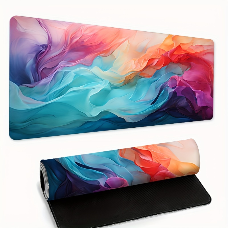 Large Abstract Color Mouse Pad - Office Desk Tech Accessories のレビューと価格