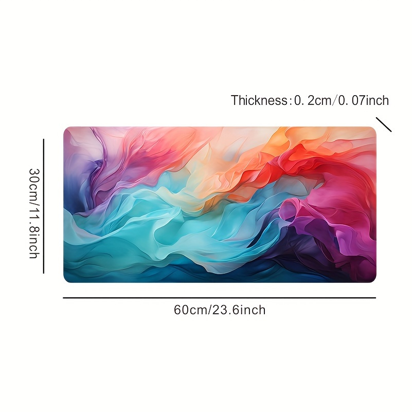 Large Abstract Color Mouse Pad - Office Desk Tech Accessories のレビューと価格
