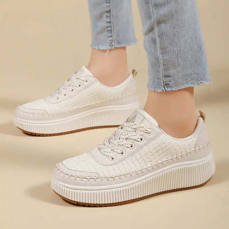 Brown Shoes Woman Flats Autumn - Office Tech Guy のレビューと価格