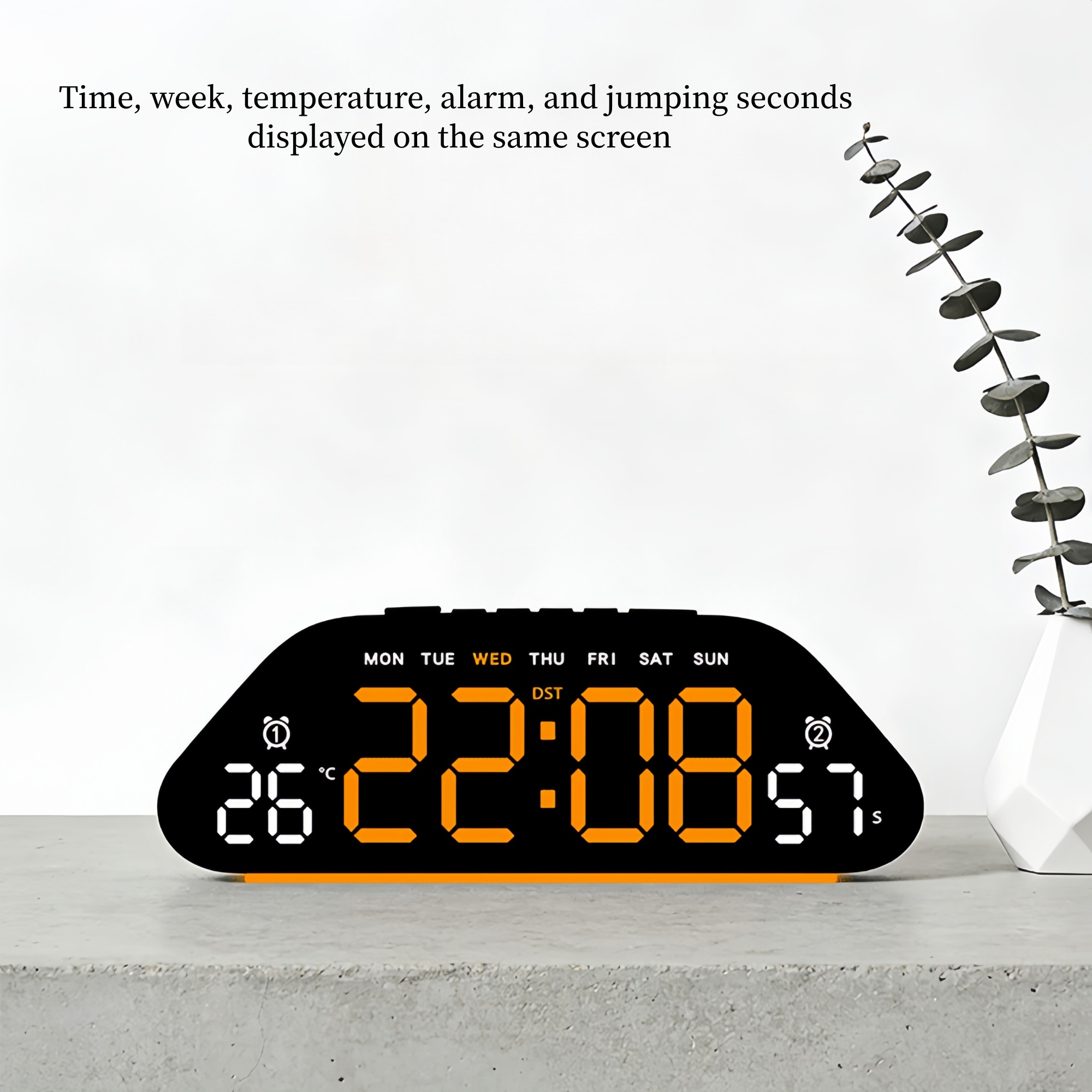 LED Digital Alarm Clock Temper - Digital Timer Countdown のレビューと価格