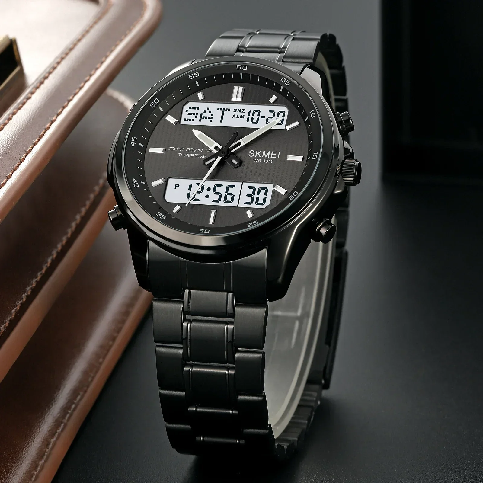 SKMEI 2049 Mens Back Light Spo - Digital Timer Countdown のレビューと価格