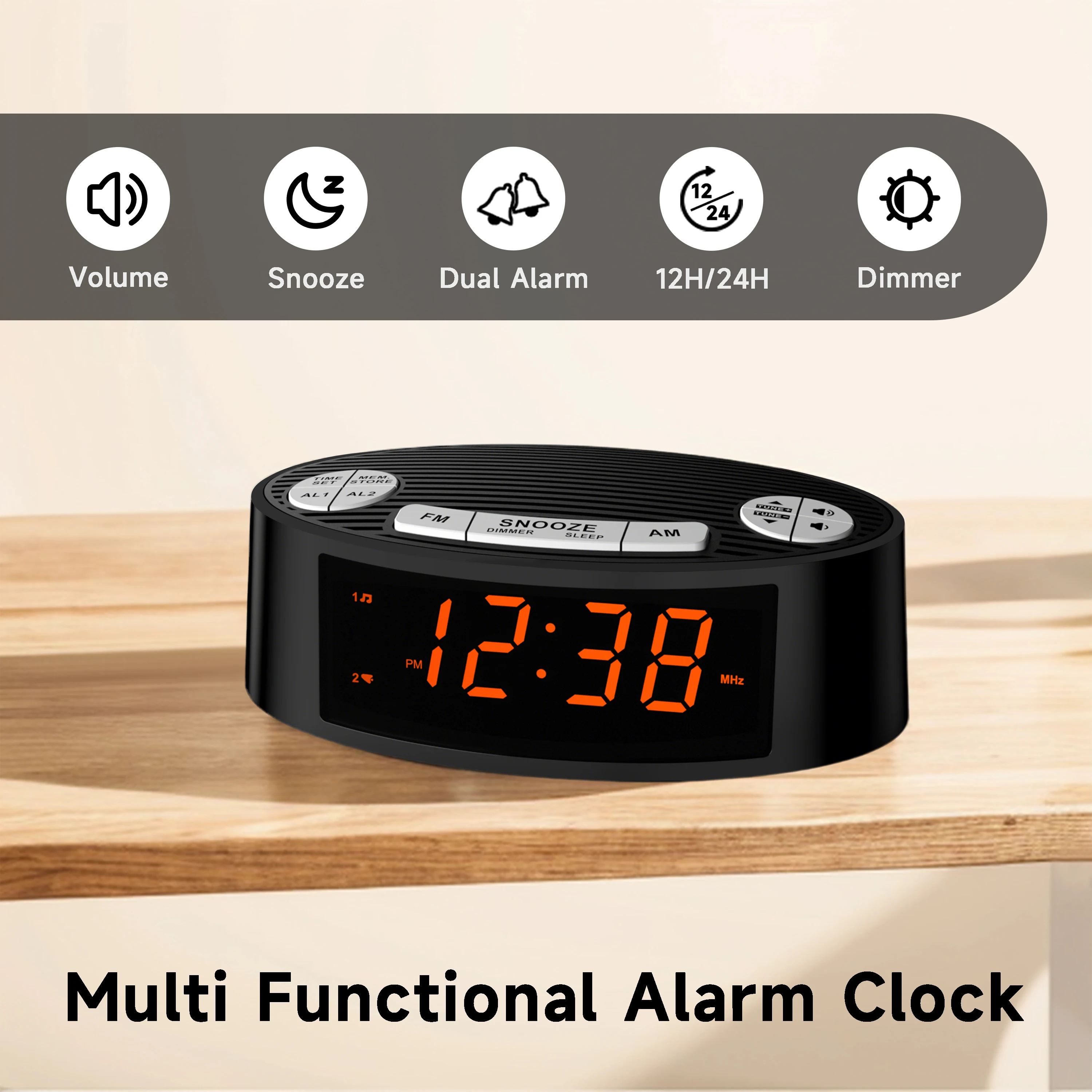 iTOMA CKS3301U FM Alarm Clock  - Digital Timer Countdown のレビューと価格