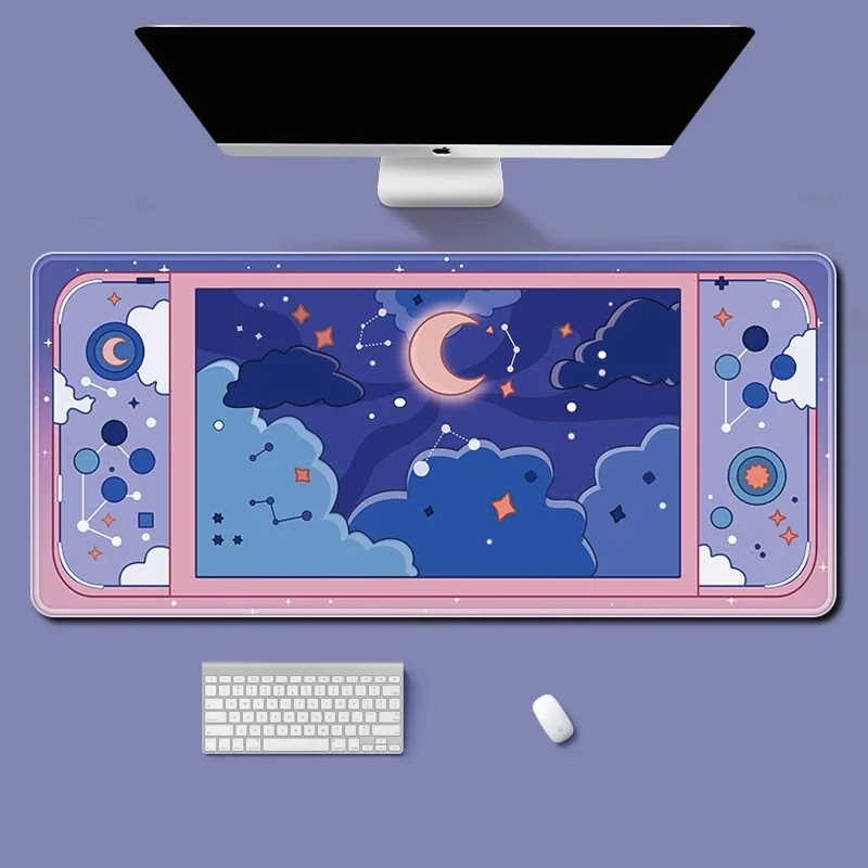 Moon and Stars Large Desk Mat  - Office Desk Tech Accessories のレビューと価格