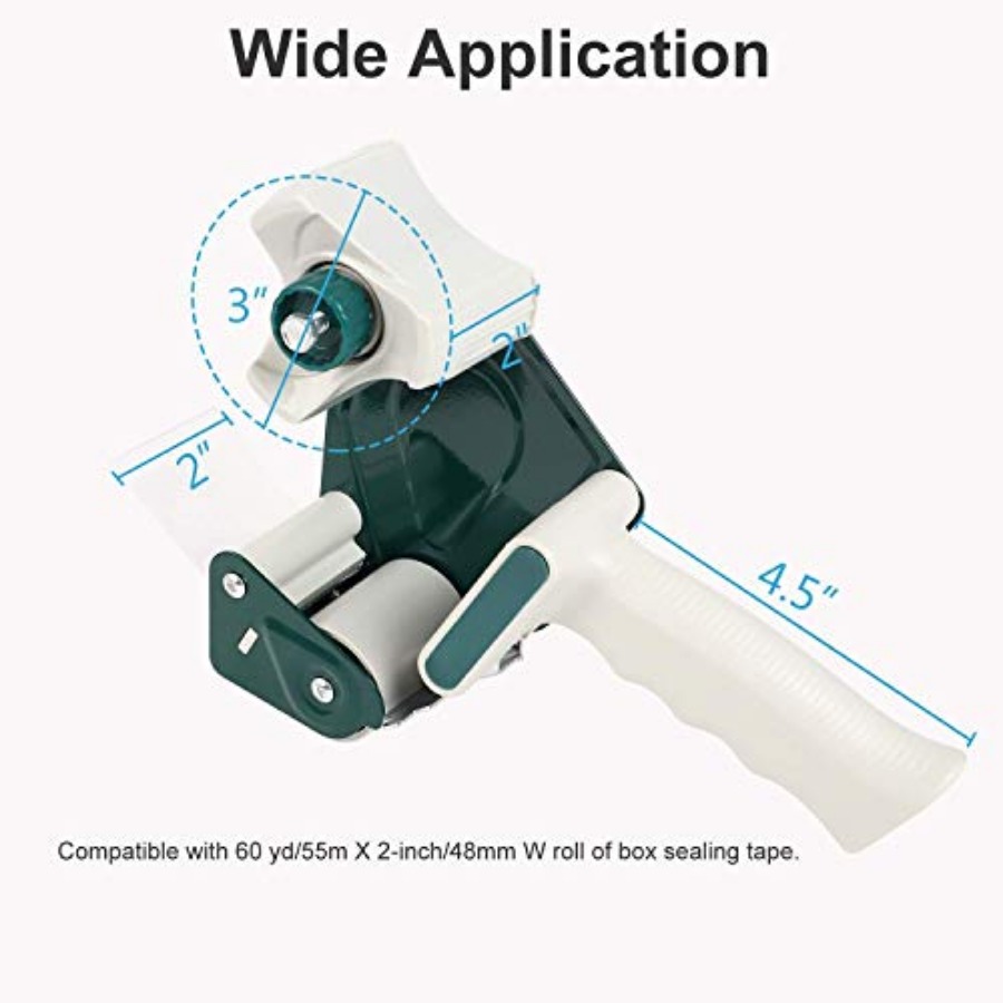 Clear Packing Tape 12 Rolls Bu - Tape Gun Dispenser のレビューと価格