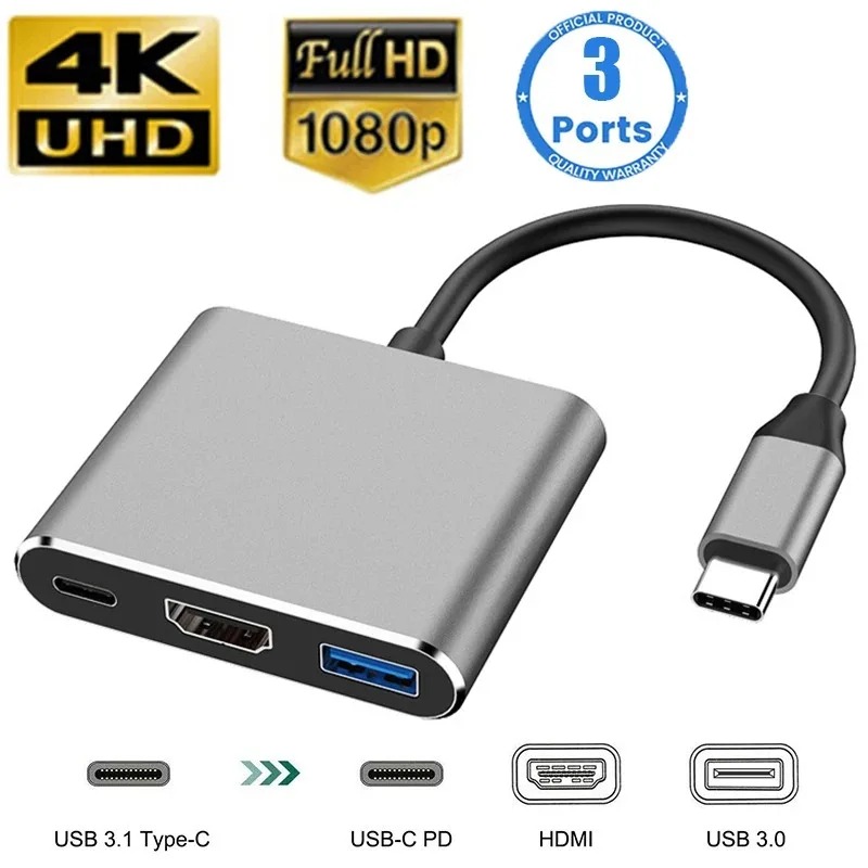 USB C HUB 3in1 Type C 3.0 to H - Docking Station Usb C のレビューと価格