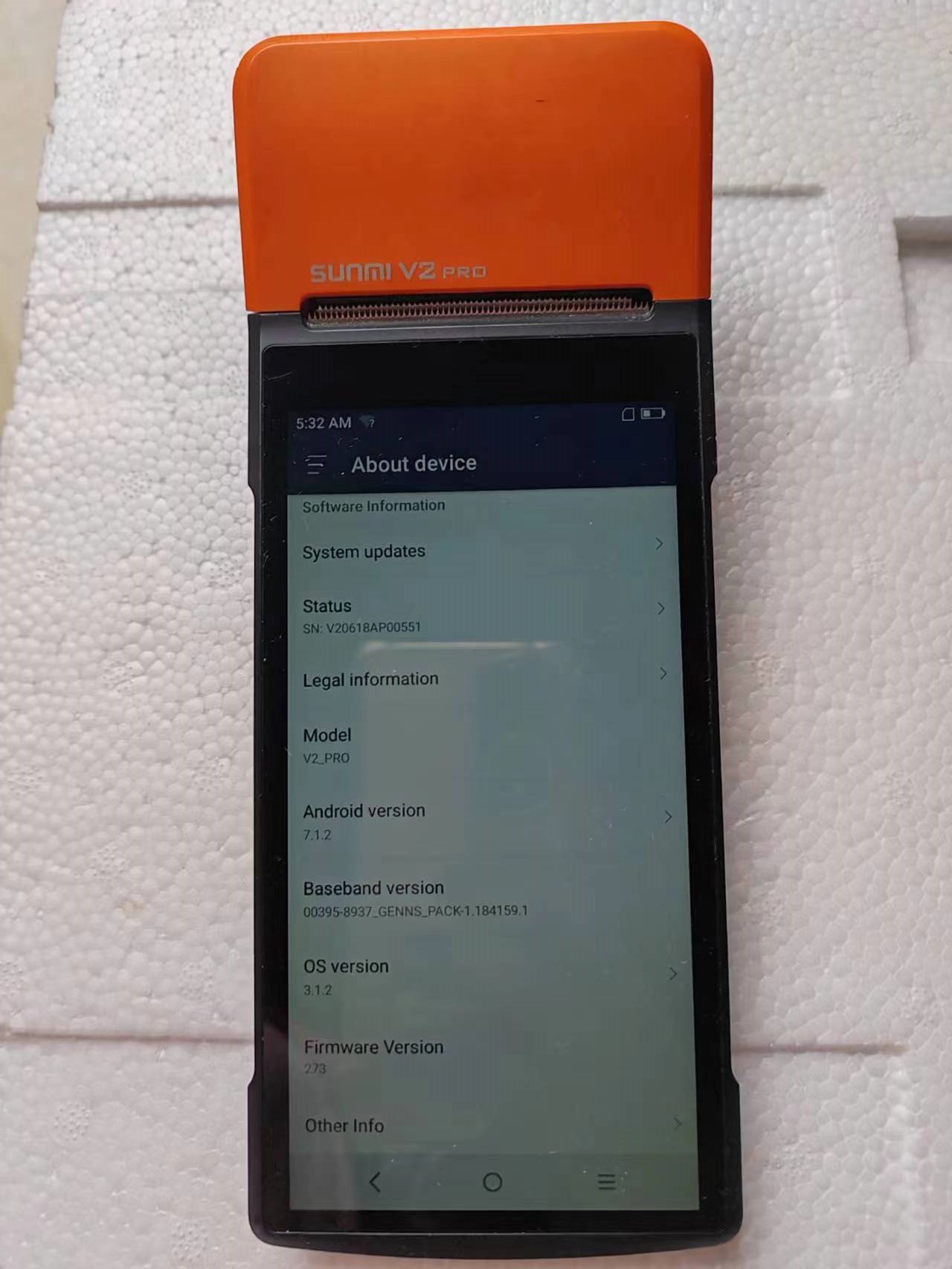Used  V2 Pro  Android 7.1 POS  - Pos Terminal Android のレビューと価格