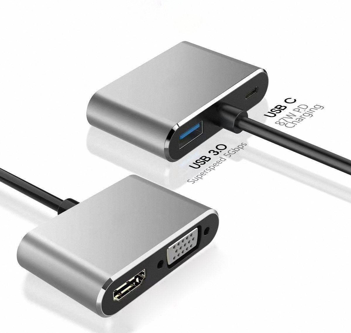 4K USB Type C to VGA 1080P USB - Docking Station Usb C のレビューと価格