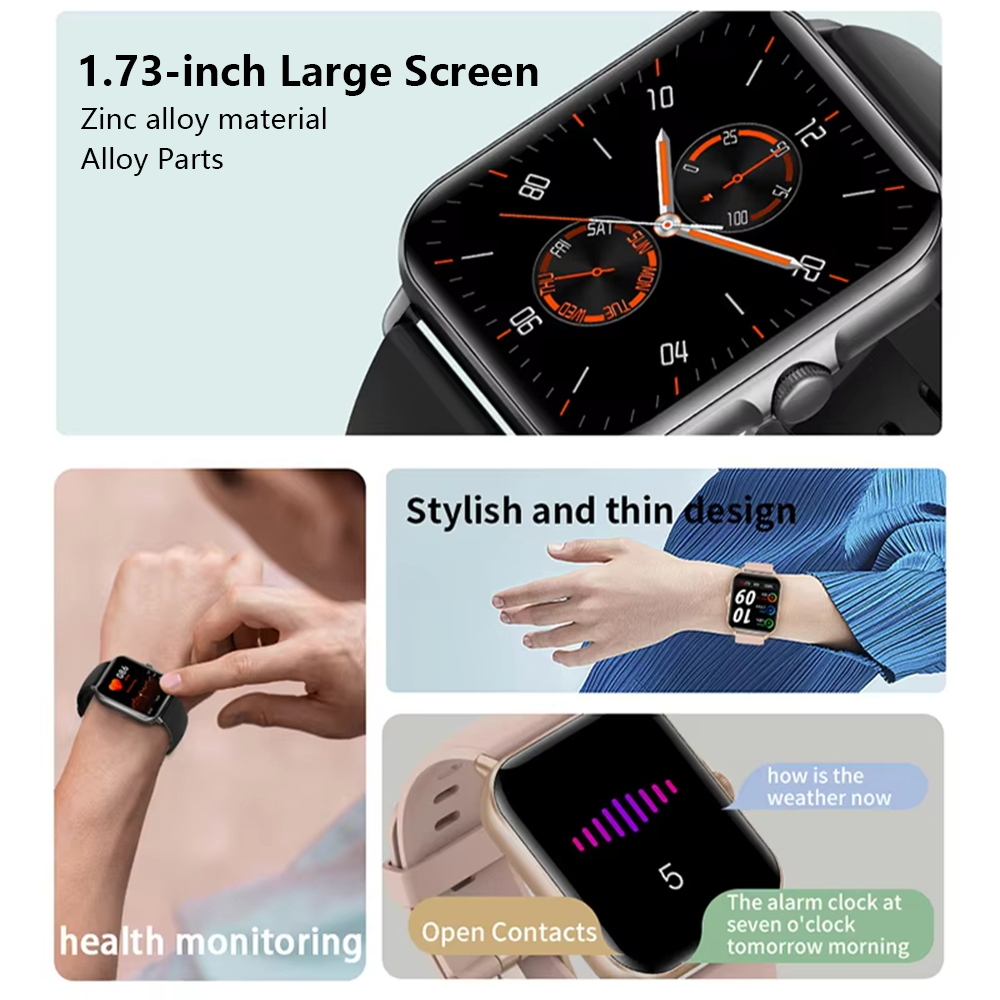 LAXASFIT 2025 Smart Watch Blue - Digital Timer Countdown のレビューと価格