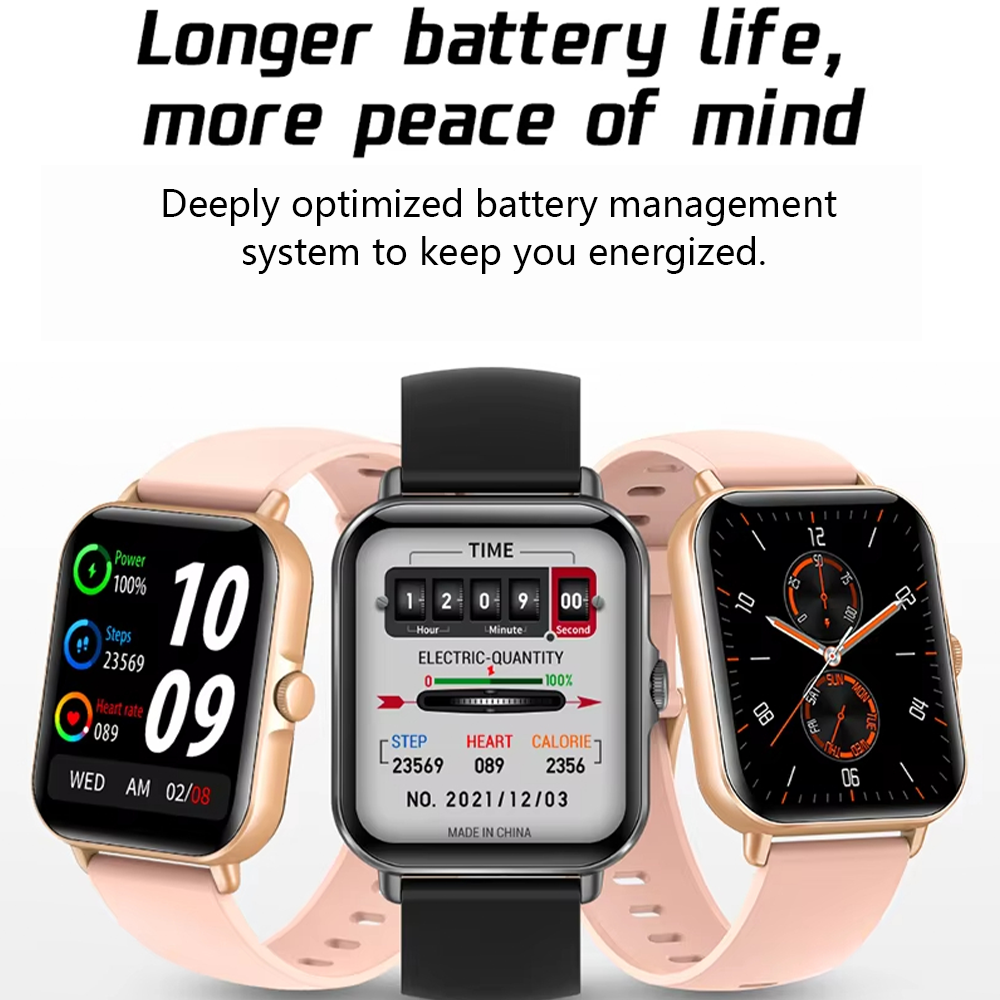 LAXASFIT 2025 Smart Watch Blue - Digital Timer Countdown のレビューと価格