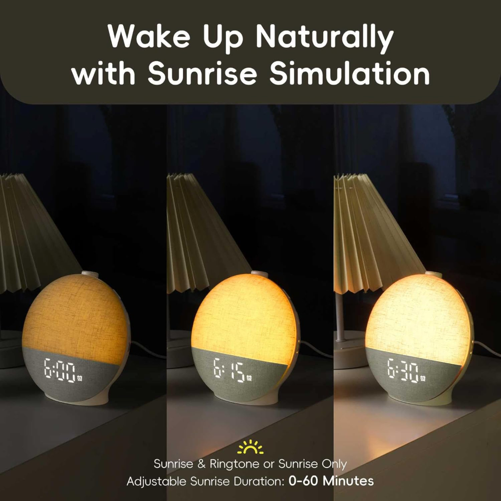 Wake Up Light Sunrise Alarm Cl - Digital Timer Countdown のレビューと価格