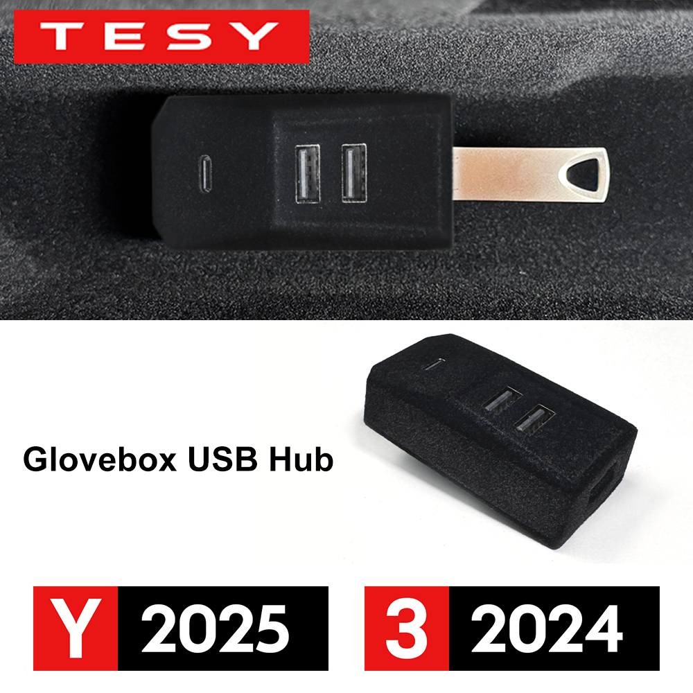 Glovebox USB Hub For Tesla New - Docking Station Usb C のレビューと価格