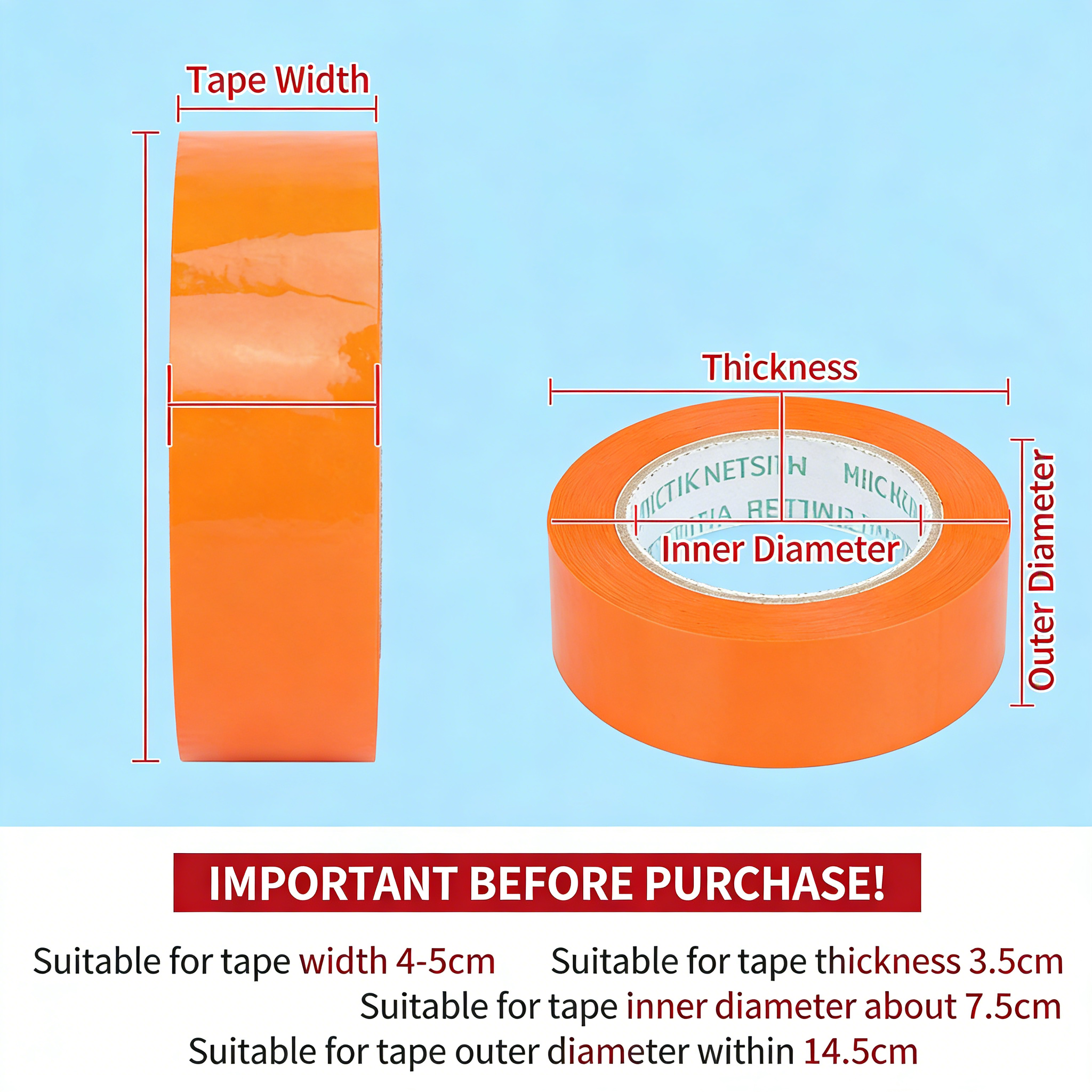 5cm Width Tape Dispenser Heavy - Tape Gun Dispenser のレビューと価格