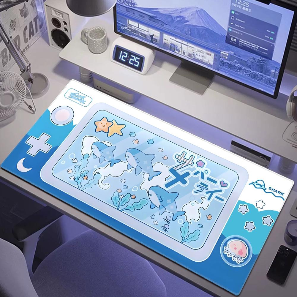 Cute Shark Party Mouse Pad Lar - Office Desk Tech Accessories のレビューと価格