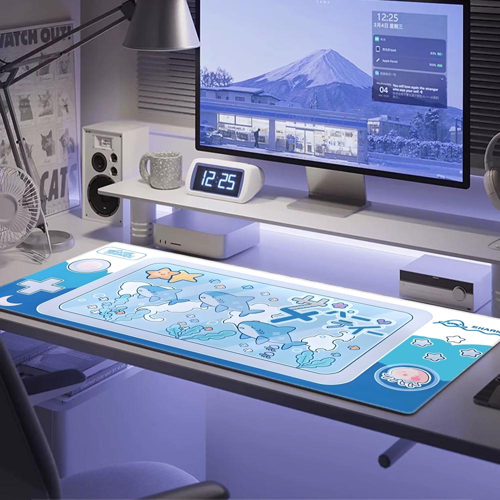 Cute Shark Party Mouse Pad Lar - Office Desk Tech Accessories のレビューと価格