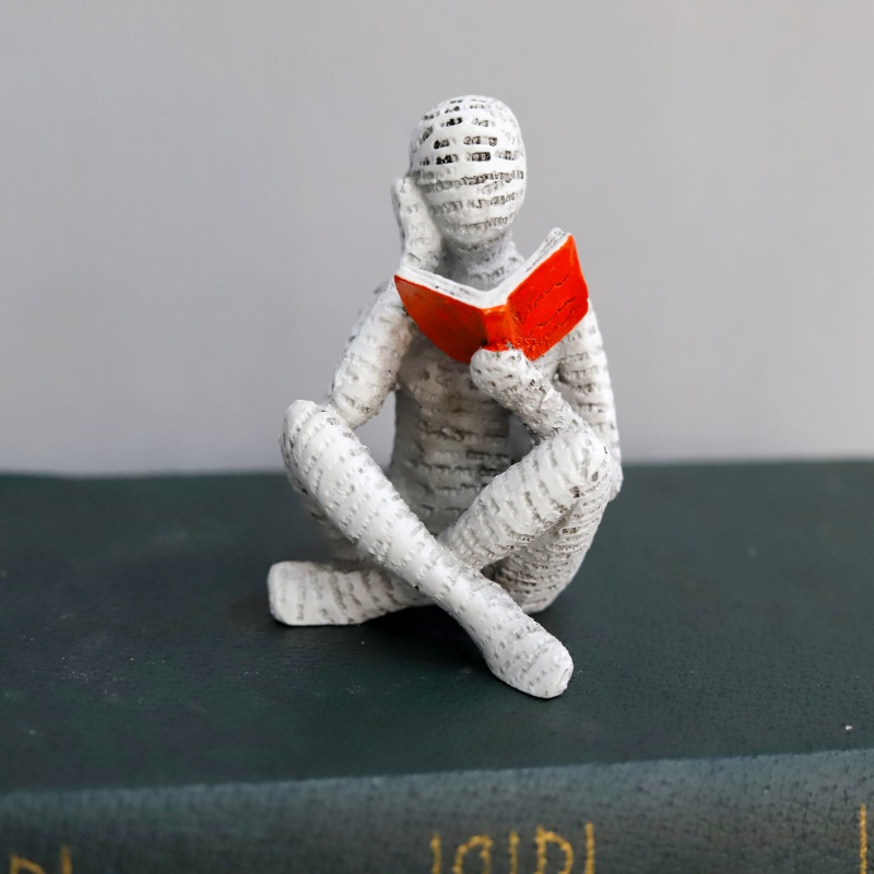 1Pc, Reading Paper Pulp Woman  - Office Desk Tech Accessories のレビューと価格
