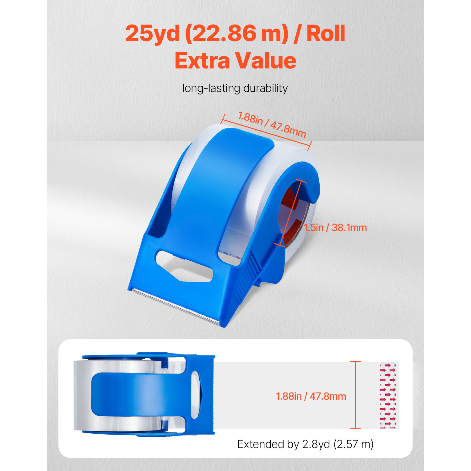 SucceBuy 1.5in Core 6 Rolls Cl - Tape Gun Dispenser のレビューと価格